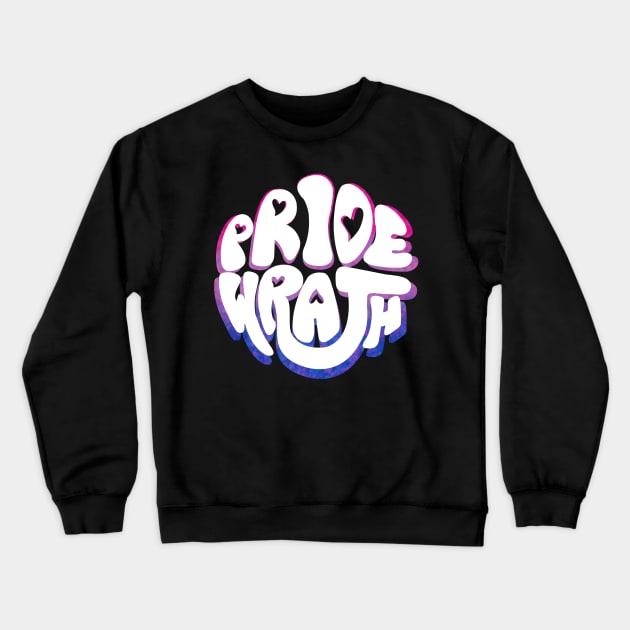 Pride and Wrath (Bi Pride) Crewneck Sweatshirt by Labrattish